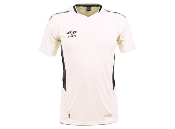 UMBRO UX-1 Jersey SS jr Hvit/Sort 128 Flott kortermet spillertrøye